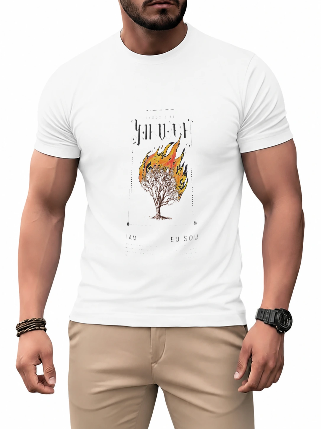 Camiseta dry Êxodo 3:14 · Yahweh | Fé que Veste