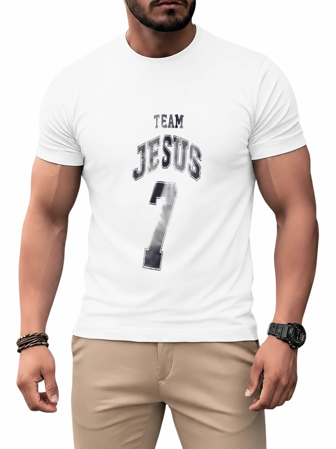 Camiseta dry Team Jesus · 7 | Fé que Veste