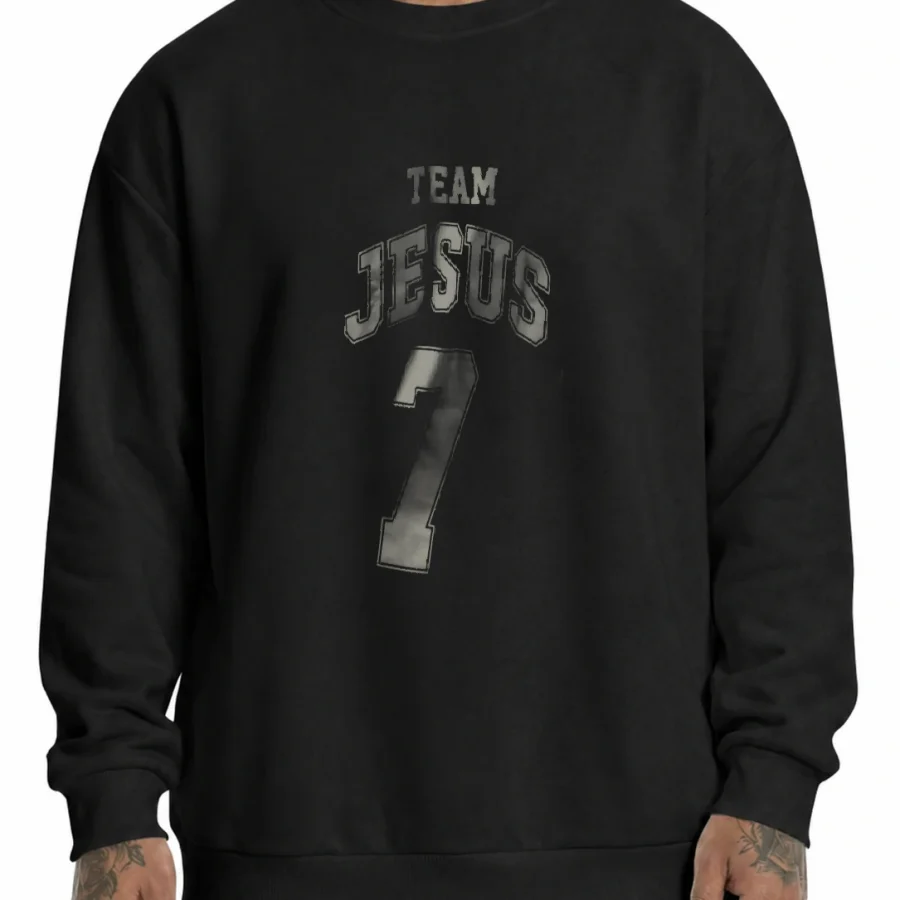 Moletom 320g Team Jesus · 7 em mockup frontal