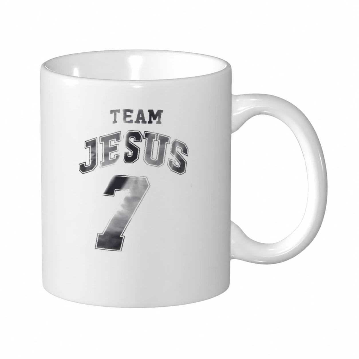 Caneca 325 ml Team Jesus · 7 em mockup frontal