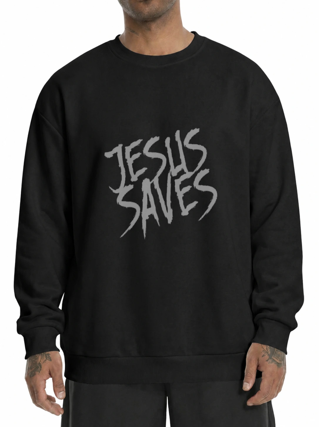 Moletom 320g Jesus Saves M-1 | Fé que Veste
