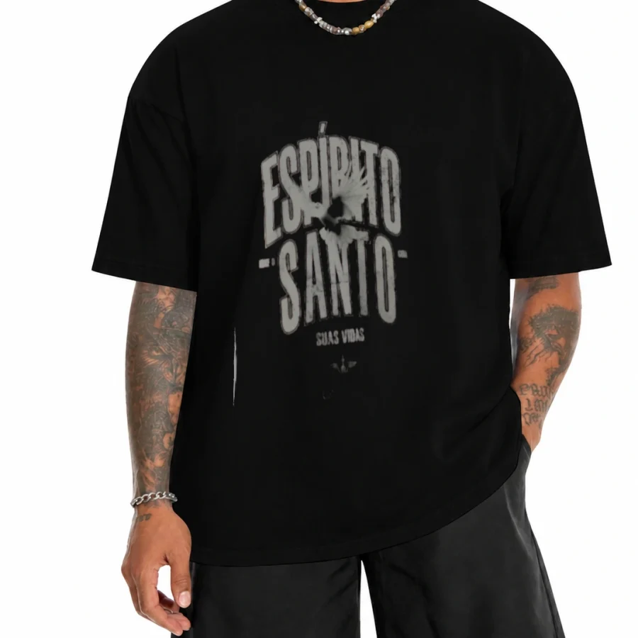 Camiseta 180g Espírito Santo em mockup frontal