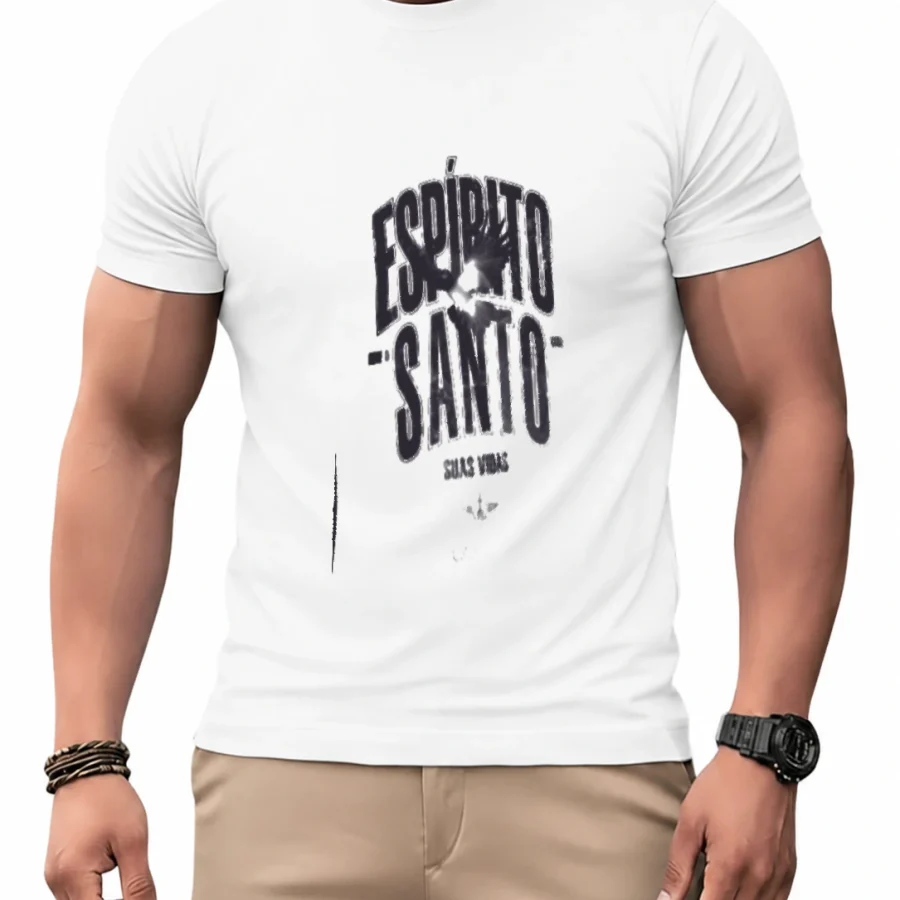 Camiseta dry Espírito Santo em mockup frontal