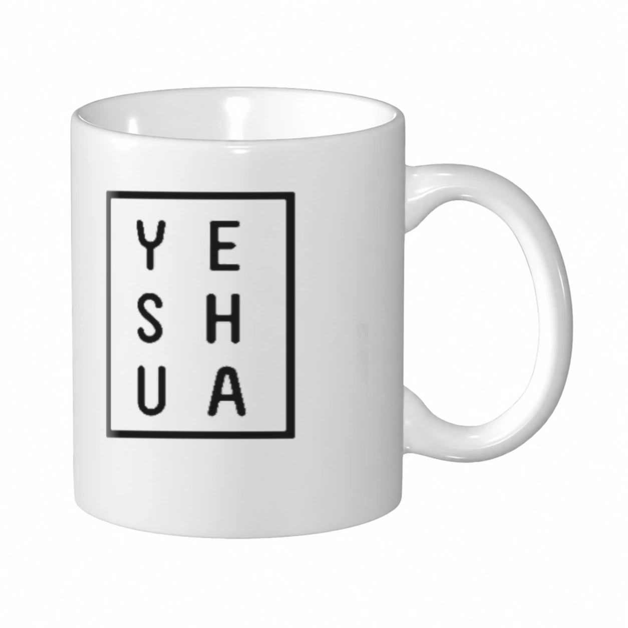 Caneca 325 ml Yeshua Minimal | Fé que Veste